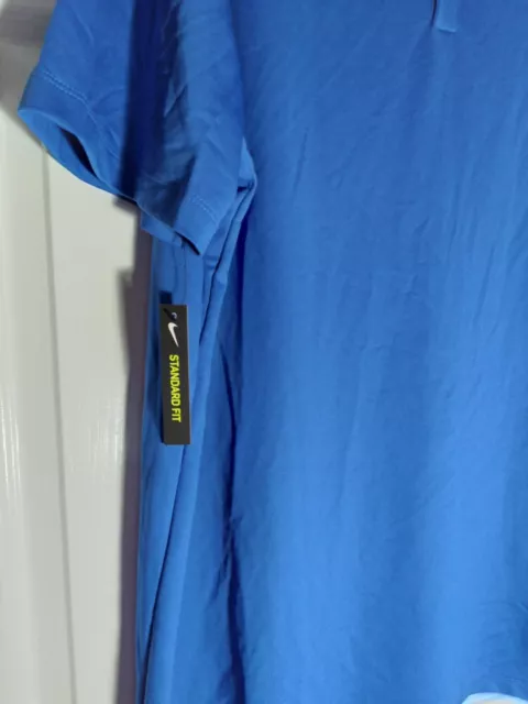 NIKE GOLF POLO Men's XXL Short Sleeve Dri Fit Polo Shirt - Royal Blue ...