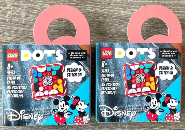  LEGO DOTS Disney Mickey and Minnie Mouse Stitch-On