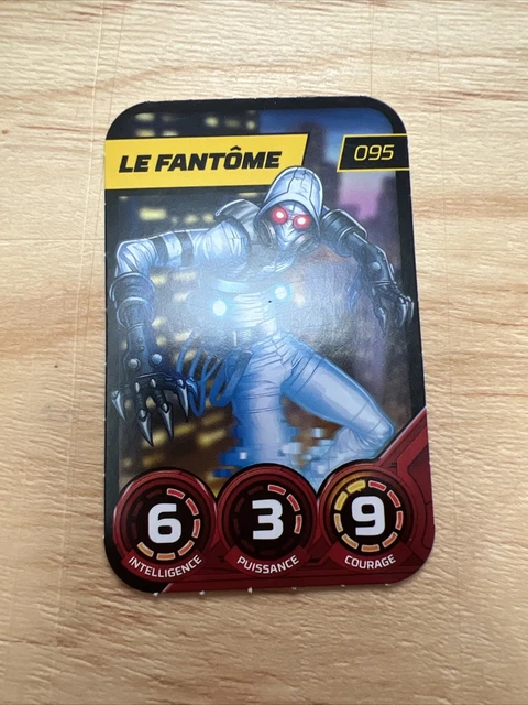 Carte MARVEL Leclerc 2023 Défie tes Héros #095 LE FANTÔME 095