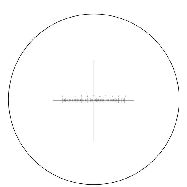 Microscope Eyepiece Reticle Optical Glass Calibration Slide Cross Micrometer Len