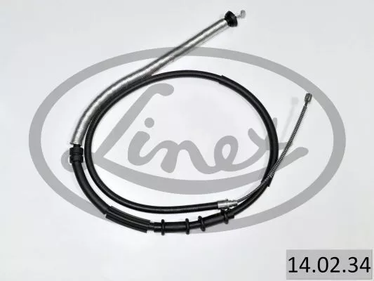 Linex 14.02.34 Seilzug Feststellbremse Vorne Links für Fiat Grande Punto 05-12