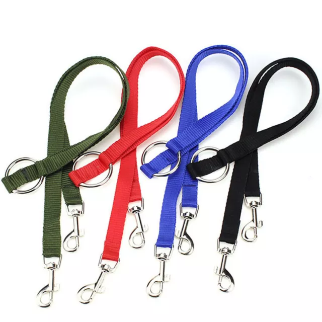 Coupleur Séparateur De Laisse Pour Chien Double Avec Clip Pour Collier Har ♯ R