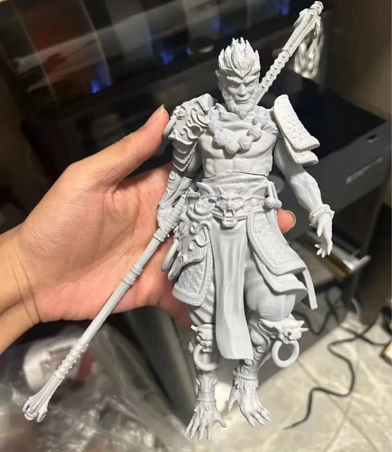 BLACK MYTH WUKONG 3D printed Sun Wukong model ornament, can be DIY colored £14.39 PicClick UK