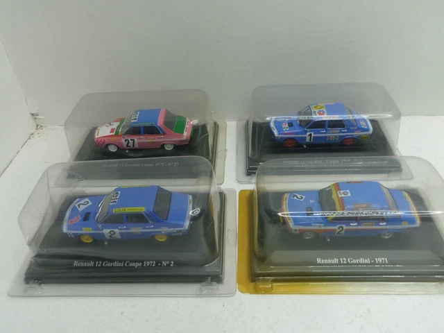 1/43 Renault Lot Eligor 12 Gordini Rallye