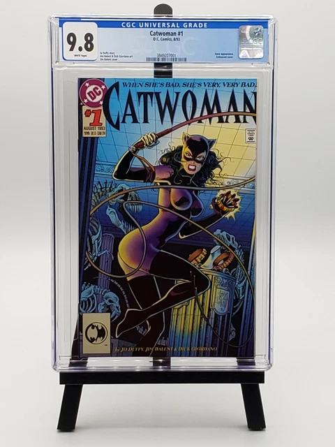 Catwoman #1 - Bane Appearance / Embossed Cover (DC, 1993) - CGC 9.8 White Pages