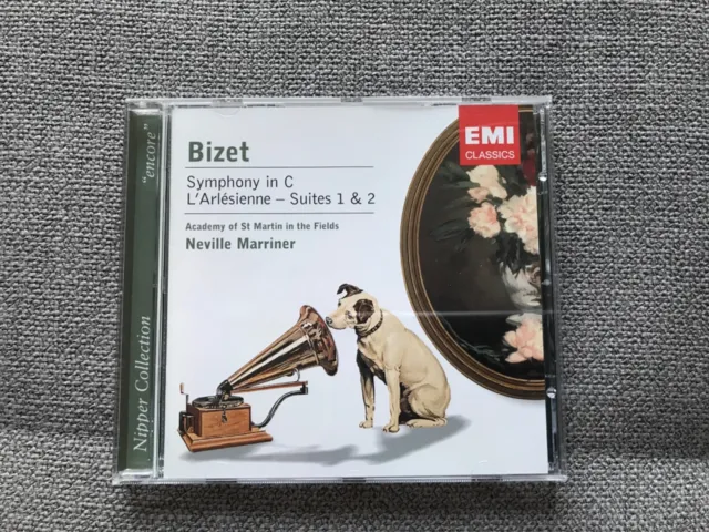 EMI Classics CD: Bizet Symphony in C L‘Arlésienne - Suites 1&2 Neville Marriner