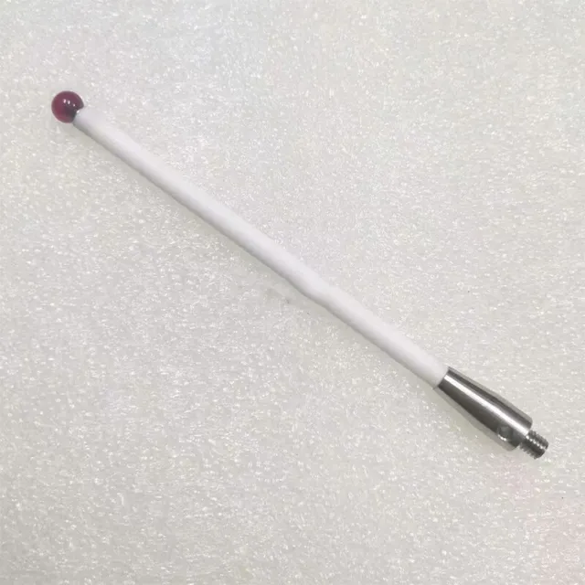 A-5000-3712 CMM Touch Probe M4 Ceramic Stem 100mm Long Ruby Ball Tips Stylus 6mm