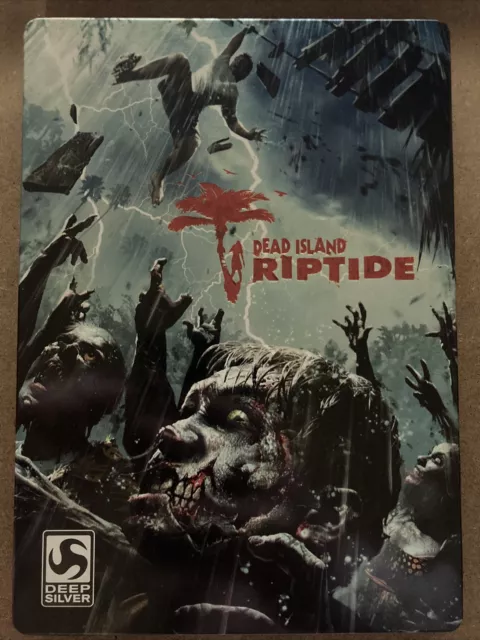 Dead Island Riptide Collector’s Steelbook Case ONLY Xbox 360 PlayStation 3 PS3