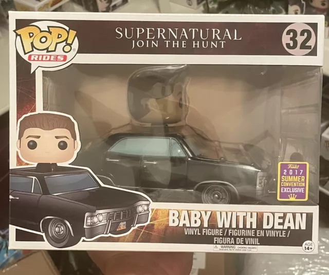 FUNKO POP! RIDES Supernatural Baby W/Dean 2017 SDCC Exclusive #32