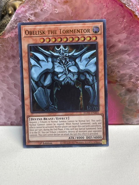 YuGiOh Obelisk The Tormentor EGO1-EN001 1st Edition Ultra Rare
