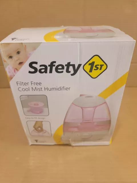 Safety 1st Filter Free Cool Mist Humidifier Pink New *box damage 2