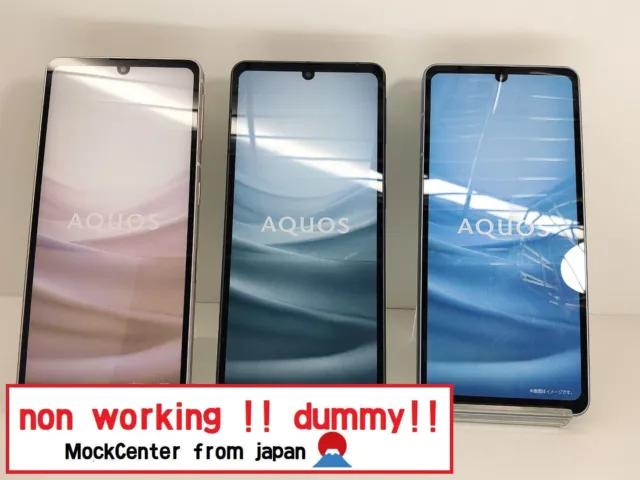 【dummy!】 SHARP AQUOS sense7 （3color set）au-japan non-working cellphone