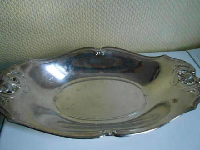 Gallia Christofle Ancien Plat Corbeille A Pain En Metal Argente Style Louis Xv