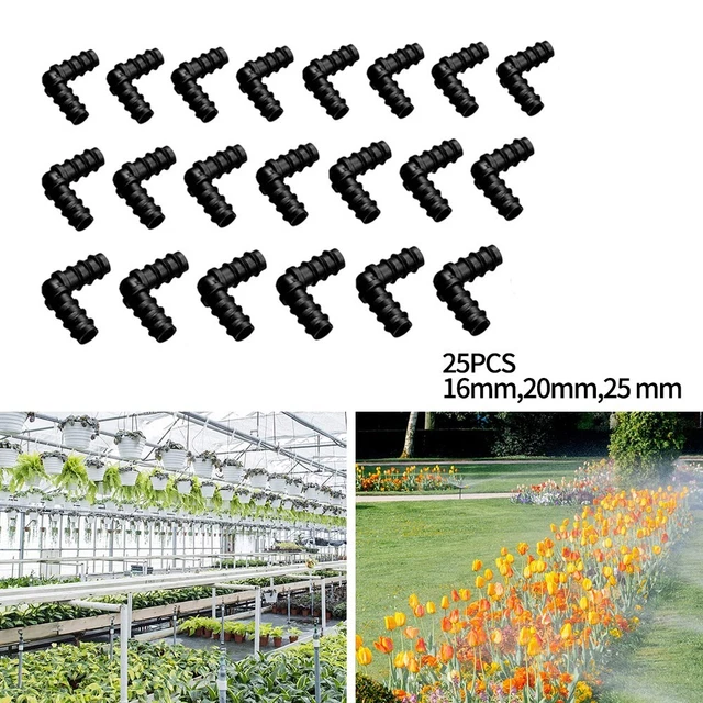 Lot De 20 Raccords De Tuyau Pour Irrigation Goutte à Goutte - 20 Mm - Arrosage Jardin, Agriculture