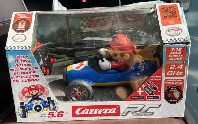 Carrera 181066 RC Official Licensed Kart Mach 8 Mario 1: 18 Scale 2.4 Ghz