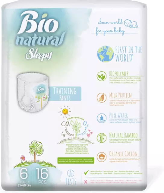 SOHO, Bio-Natural Sleepy Baby Diapers, Made from Organic 1 Count (Pack of 1)