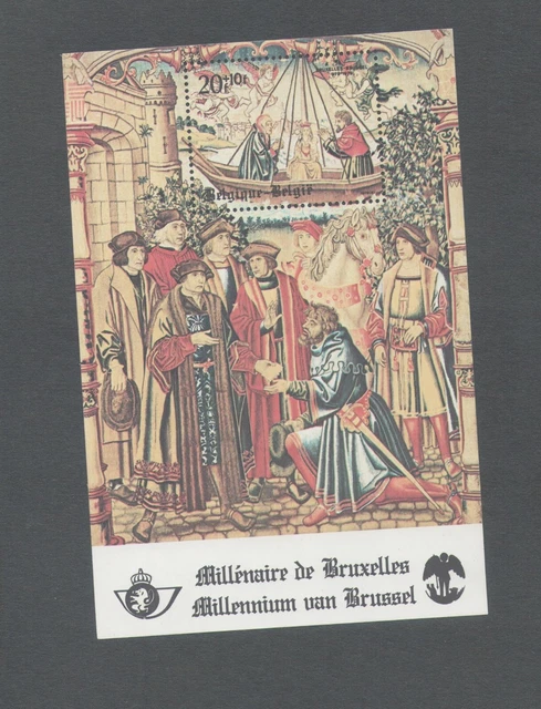 BELGIQUE TIMBRES  neufs ** 1979 bloc 54 Millénaire de Bruxelles