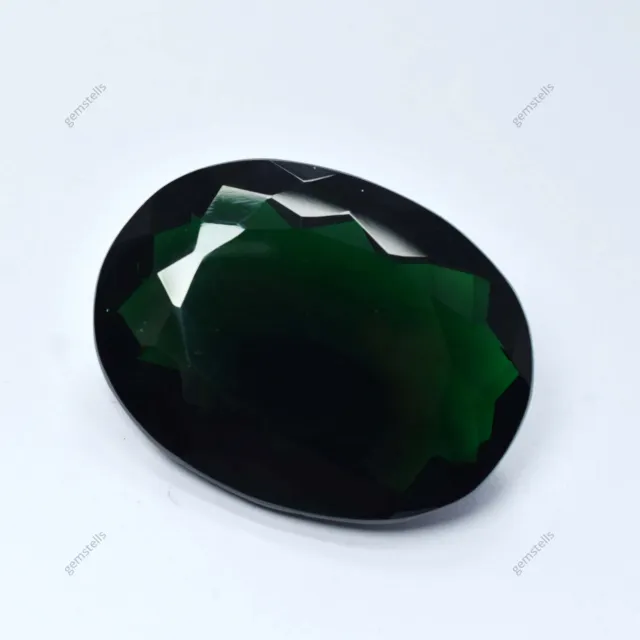 Lab Created Green Emerald Oval Cut 167.50 Ct CERTIFIED Loose Gemstone Huge Size