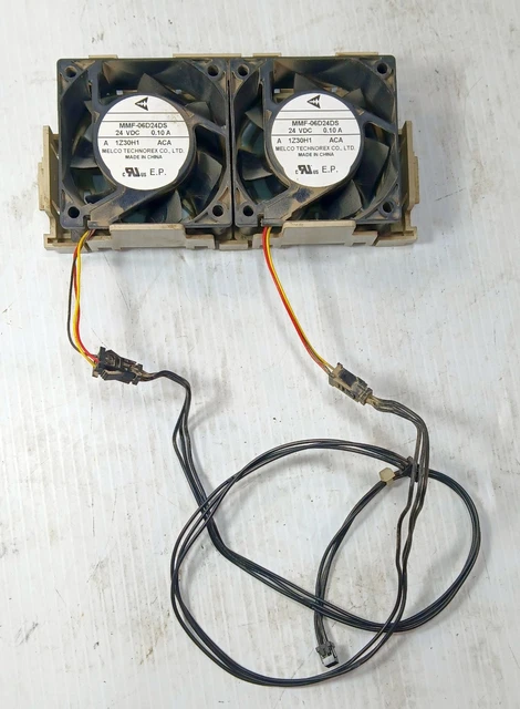 2 Used Melco Technorex Mmf-06D24Ds 24 Vdc .10A Cooling Fans ***Make Offer***