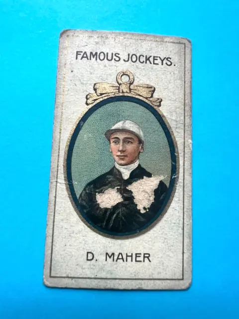 Taddy FAMOUS JOCKEYS (WITH FRAME) 1905 - D. Maher