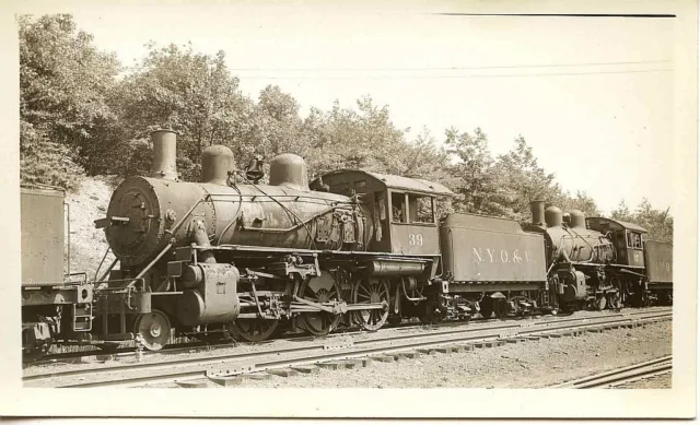 5B169 Rp 1936 Nyo&W O&W Ontario Western Railroad Loco #39 Middletown Ny