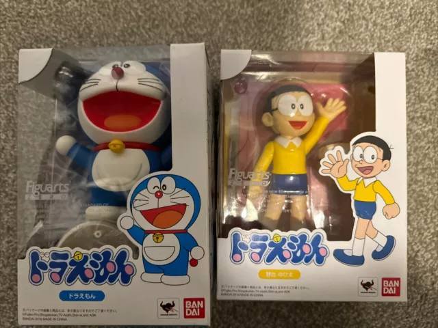 Action figure anime Doraemon & Nobita Figuarts Statua Zero Bandai Tamashii RARA