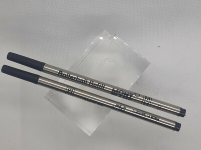 colori nero o blu Montblanc refill per rollerball x2 