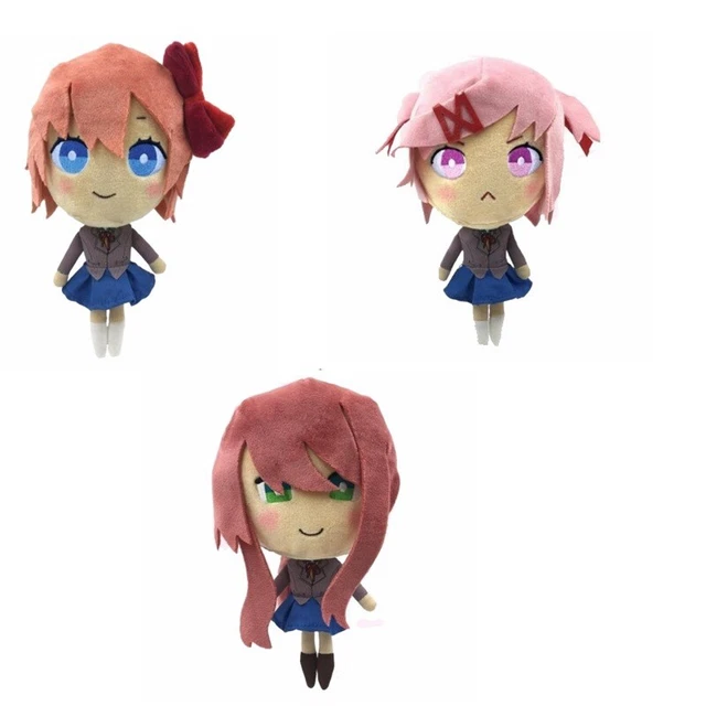 DOKI DOKI LITERATURE Club Sayori Yuri Natsuki Monika Plüsch Weich ...