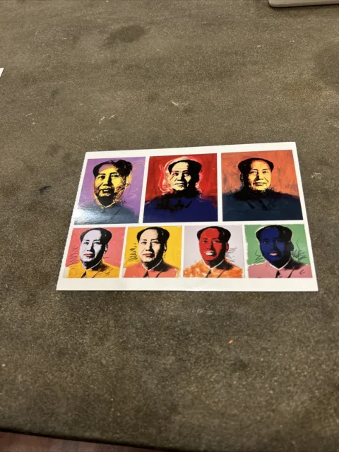 Vintage 1990’s Andy Warhol Post Card Unposted