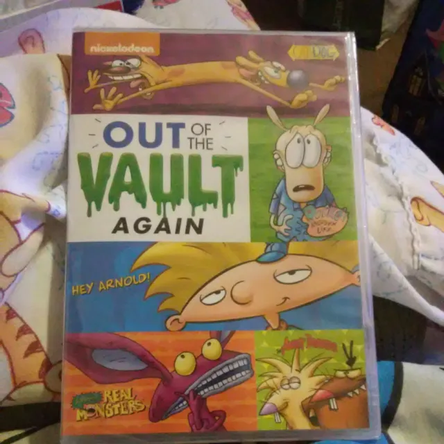 Nickelodeon Out Of The Vault Again DVD Hey Arnold, CatDog, Rockos, Real Monsters