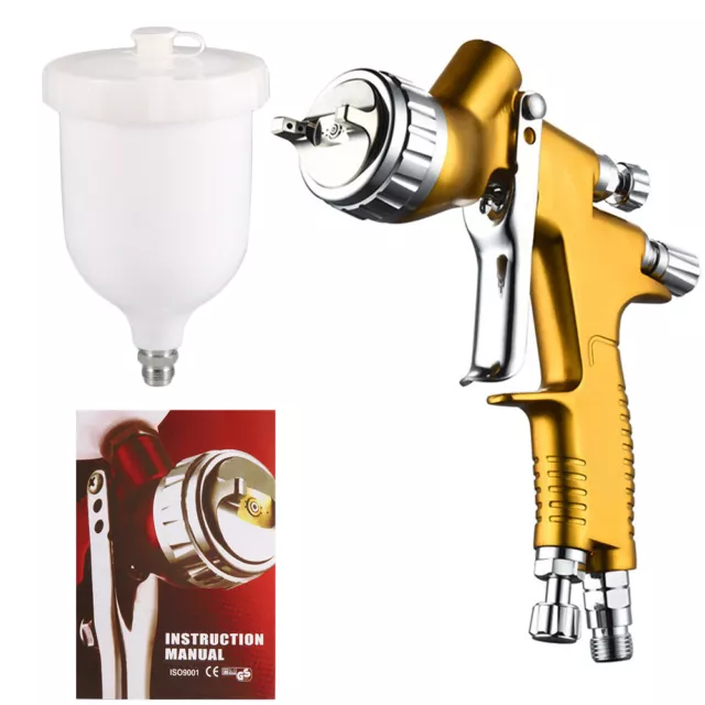 NEW 600ML TE20 GTI Pro Lite Spray Gun Professional Paint Gun 1.3mm