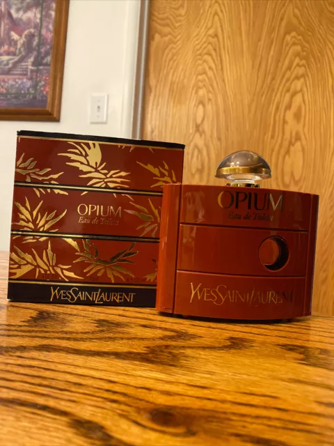Yves Saint Laurent YSL Opium Eau de Toilette 4 Fl Oz 120ml Vintage VTG New Box