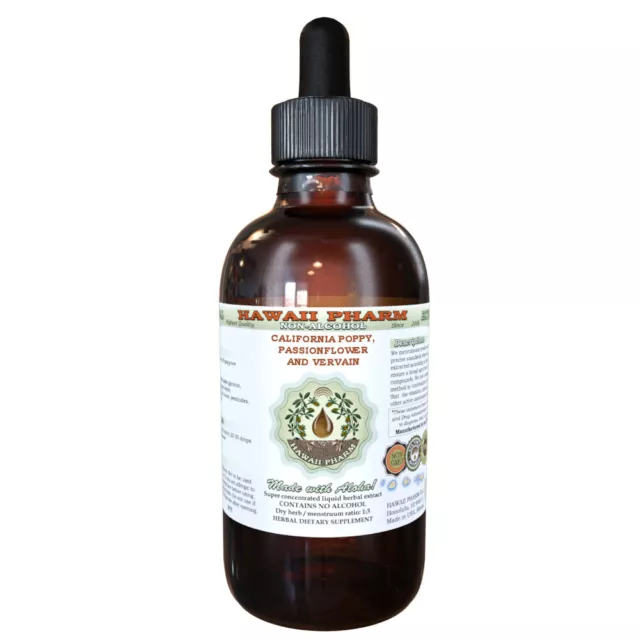 California Poppy, Passionflower and Blue Vervain Liquid Extract