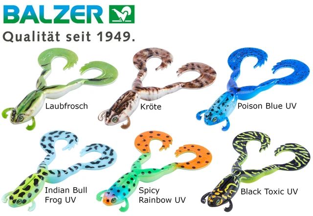 Balzer Shirasu Clone Frog - Gummifrosch, Oberflächenköder für Raubfische