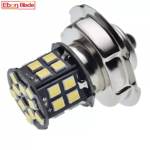 P26S 2835 30 LED 6V / 12V DC Motorrad Scheinwerfer Lampe Frontbirne Globus Weiß