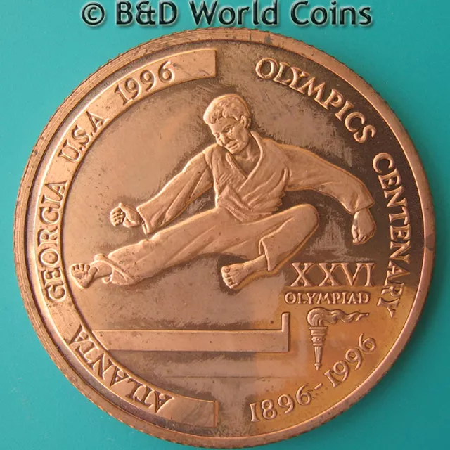 1996 Tanzania 2000 Shilingi Copper Proof Male Judo Error Rare Mint=25 Coins!