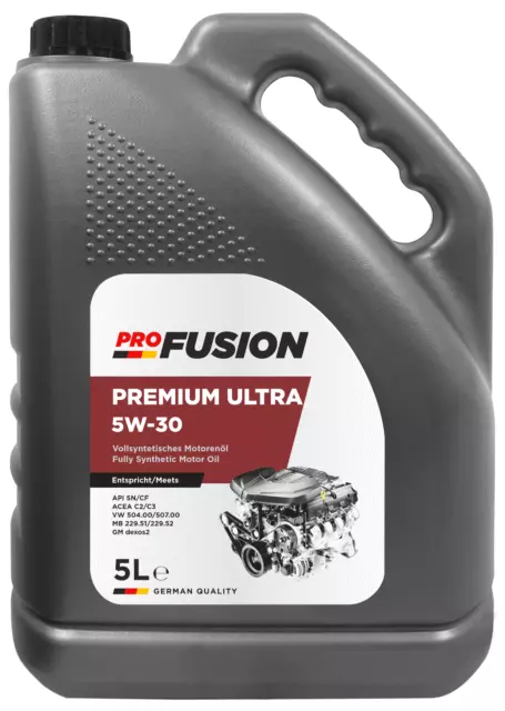 ProFusion Aceite Sintetico 5W-30 Lubricante para Coches C3 SN/CF 5L