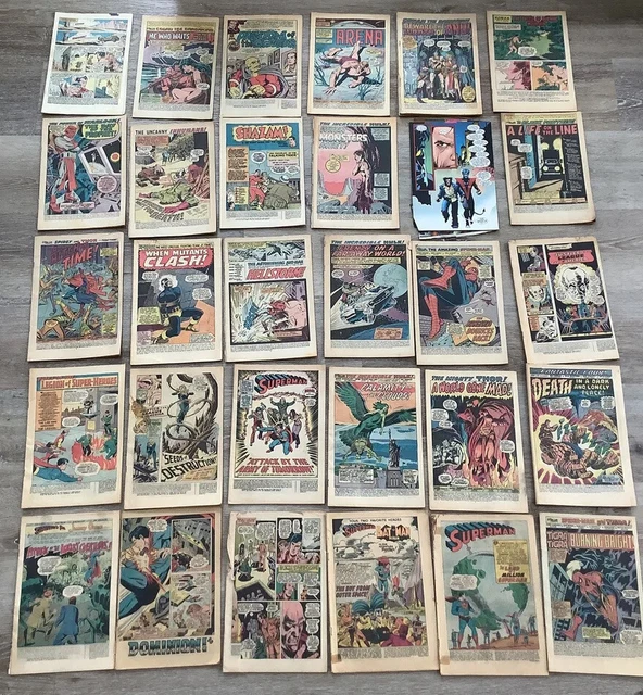 DC & Marvel Hero Vintage Silver Age Comic Lot Of 30 Spider-Man Thor Superman WOW