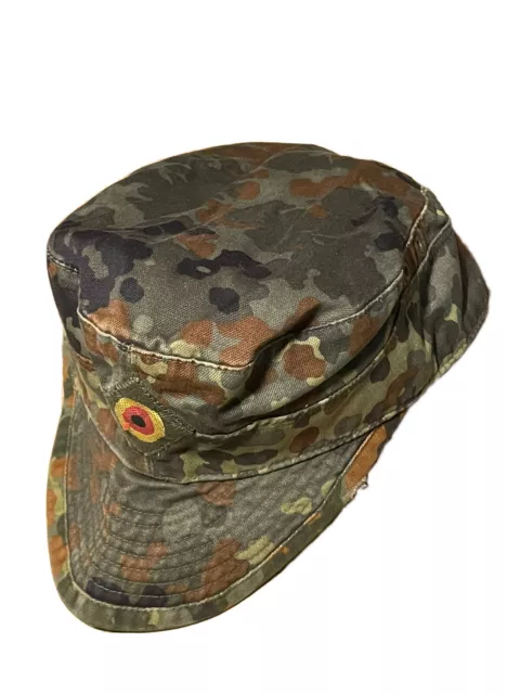 German Army Field Cap Flecktarn Camouflage Military Cotton bulk 