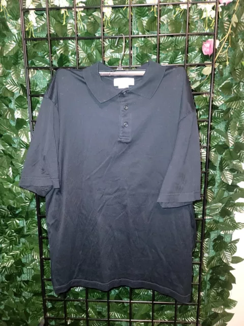 Franco Ziche Made in Italy  T-shirt  Mens L Black  Button