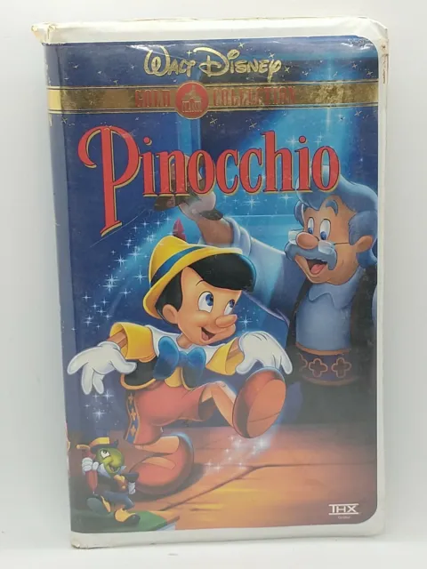 Pinocchio (VHS, 1999, Clam Shell Gold Collection)