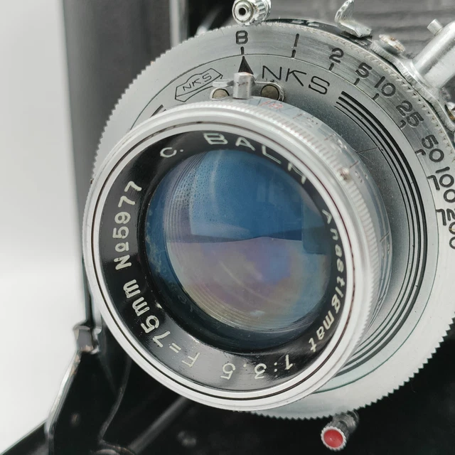 Balm Six 6x6 Modell-1 Entfernungsmesserkamera f/3,5 75 mm Objektiv – GUT 2