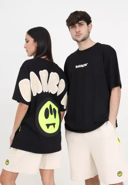 BARROW T-shirt Unisex Nero MANICA CORTA T-shirt unisex nera con logo, stampa e s