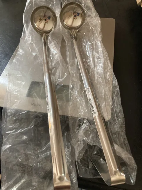 2 Pack - Winco, LDI-0, Serving Ladles  (New) 1/2oz One Piece , Stainless Steel