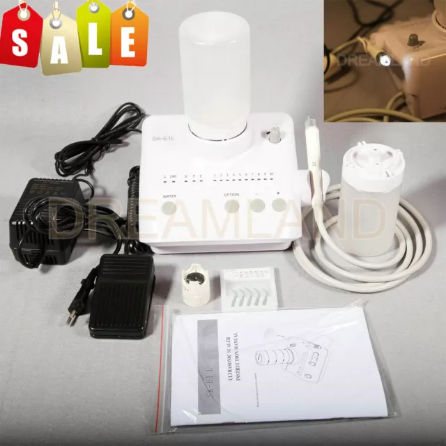 EMS type Ultrasonic Piezo Scaler & LED Handpiece & Auto-water Bottles