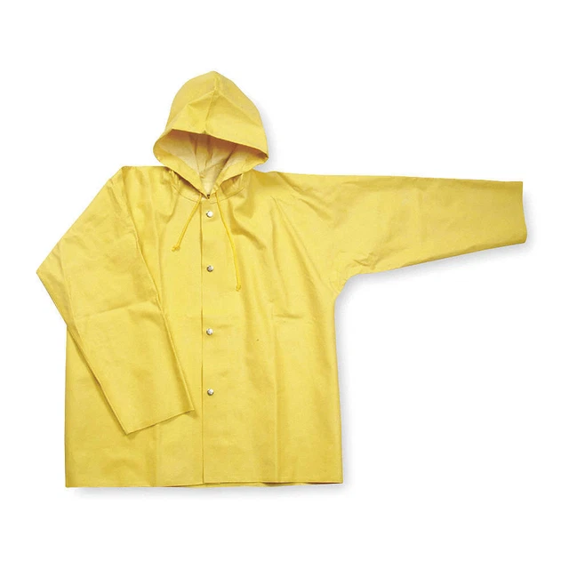 CONDOR 1FAY8 Rain Jacket,Unrated,Yellow,3XL