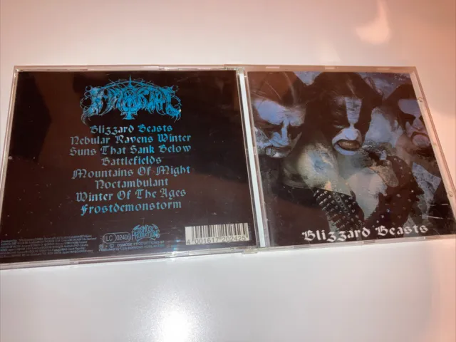 Immortal - Blizzard Beasts Cd Osmose 1997 Satyricon Darkthrone Marduk