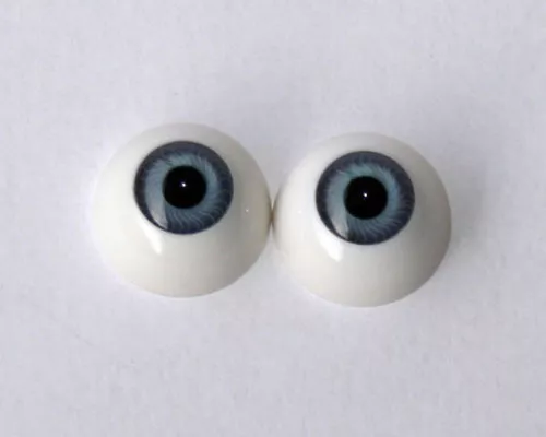 Reborn Half Round Acrylic Doll Eyes- Victorian Blue- 22mm