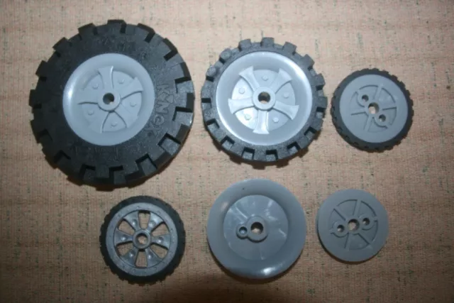 Knex Pulleys / Hubs / Tyres / Wheels