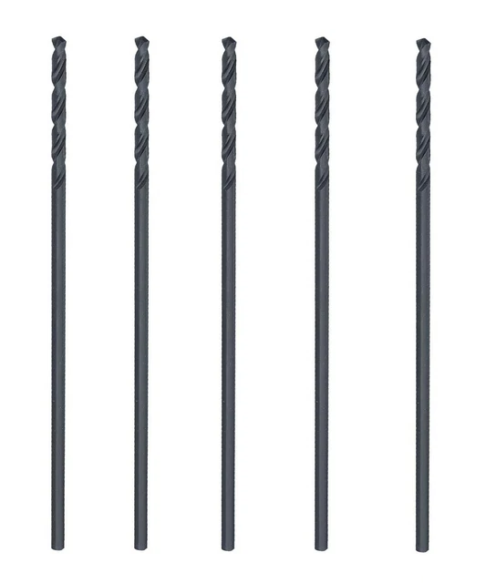 5Pcs 20"X12" HSS Drill Bit Set Aircraft Extension M2 Black Long Deep Hole Drill